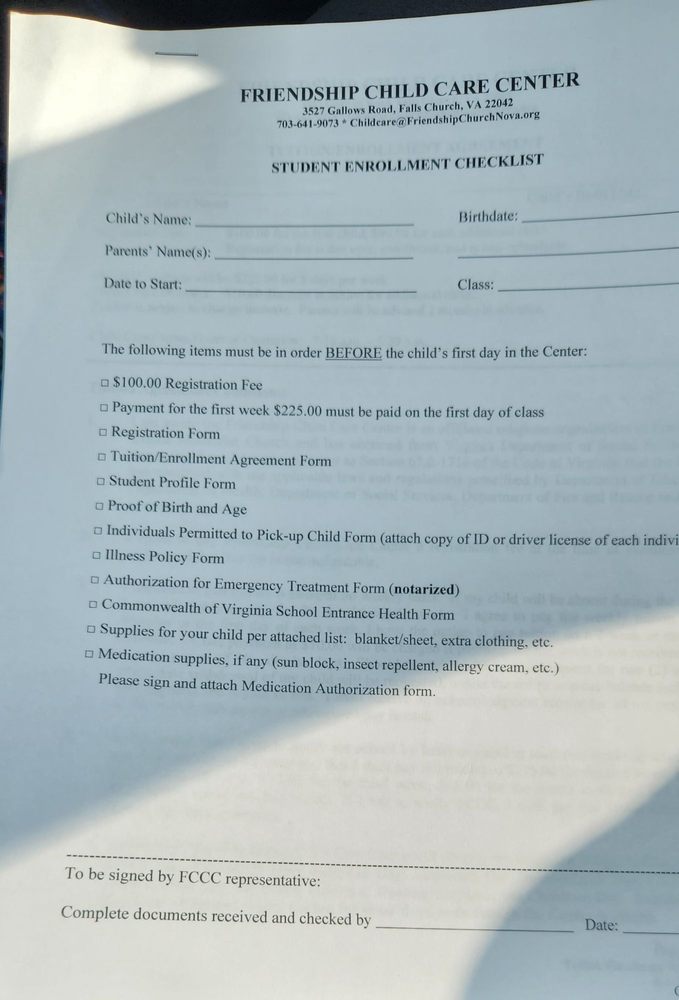 MERRIFIELD CHILD DEVELOPMENT ACADEMY Updated September 2024 8122