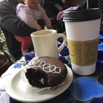 Heirloom Bakery - Hostess cupcake, coffee, and large chai latte - Bakeries Near Me - South Pasadena, California