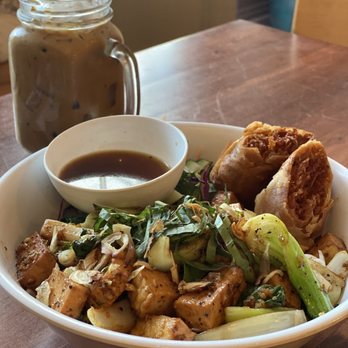 Lilly's Cafe - Garlic tofu, vegan egg roll and Vietnamese iced coffee - Vietnamese Near Me - New Orleans, Louisiana Lilly's Cafe - Garlic tofu, vegan egg roll and Vietnamese iced coffee - Vietnamese Near Me - New Orleans, Louisiana