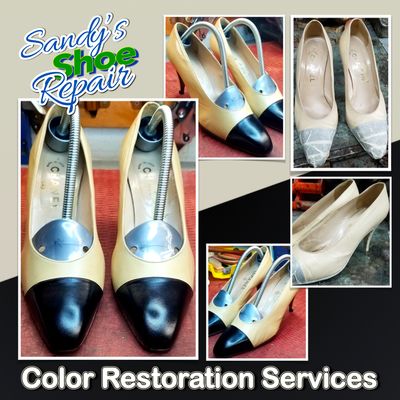 Color Restoration - Established in 1981.
For over 30 years, #Sandy's Shoe Repair has been Syosset's premier shoe repair service for all of your shoe, boot, and bag repair and maintenance. Our goal is to protect and help you keep your leather/suede goods in the best optimal condition so you can enjoy them and get the best return on your investment. Color Restoration - Established in 1981.
For over 30 years, #Sandy's Shoe Repair has been Syosset's premier shoe repair service for all of your shoe, boot, and bag repair and maintenance. Our goal is to protect and help you keep your leather/suede goods in the best optimal condition so you can enjoy them and get the best return on your investment.