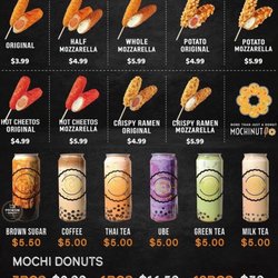 Mochinut - Newport Beach - Mochinut Menu