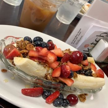 Kitch - Breakfast Banana Split - Coffee & Tea Near Me - Jenks, Oklahoma Kitch - Breakfast Banana Split - Coffee & Tea Near Me - Jenks, Oklahoma