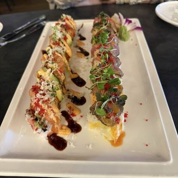 Kooma Cherry Hill - Salmon Volcano Roll and special love roll - Salad Near Me - Cherry Hill Township, New Jersey Kooma Cherry Hill - Salmon Volcano Roll and special love roll - Salad Near Me - Cherry Hill Township, New Jersey