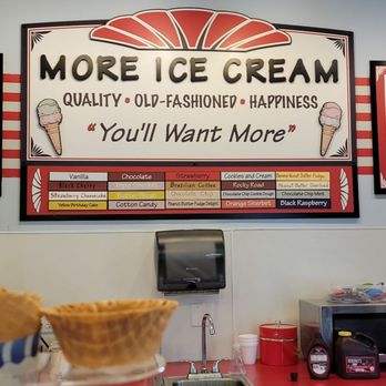 More Ice Cream - a display of ice cream - Ice Cream & Frozen Yogurt Near Me - Middletown, Maryland