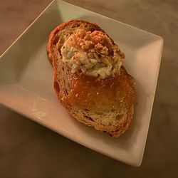 13 Celsius - Goat cheese crostini