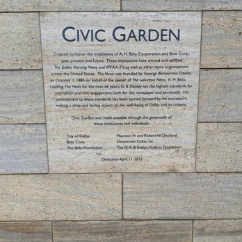 Civic Garden - Civic Garden, Dallas - Parks Near Me - Dallas, Texas Civic Garden - Civic Garden, Dallas - Parks Near Me - Dallas, Texas