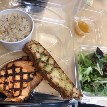 Urban Plates - Salmon Plate - New American Near Me - Irvine, California Urban Plates - Salmon Plate - New American Near Me - Irvine, California