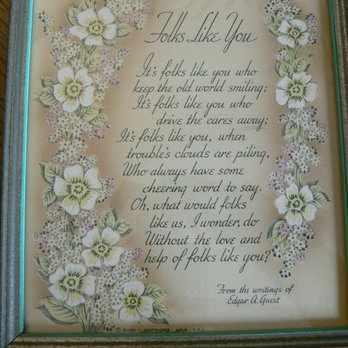 Antiques Buyers - Vintage Buzza Motto Craftacres Folks Like You Edgar A Guest Framed 1925 - Gold Buyers Near Me - Deerfield Beach, Florida Antiques Buyers - Vintage Buzza Motto Craftacres Folks Like You Edgar A Guest Framed 1925 - Gold Buyers Near Me - Deerfield Beach, Florida