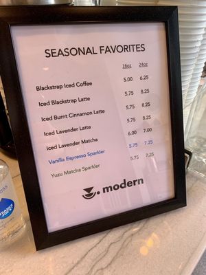Menu photo 2 modern coffee Oakland, CA Menu photo 2 modern coffee Oakland, CA