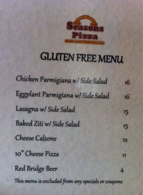 Menu photo 2 Seasons Pizza Wilmington, DE Menu photo 2 Seasons Pizza Wilmington, DE
