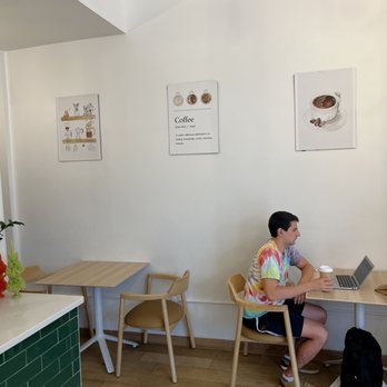 Olor Coffee - Some minimal seating - Coffee & Tea Near Me - Chicago, Illinois