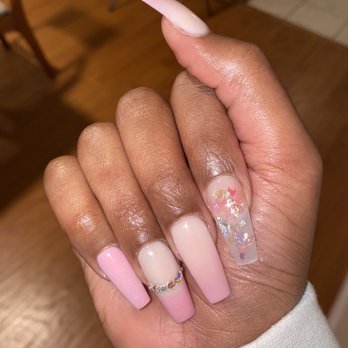 Envie Nail Lounge - Acrylic full set with colored acrylic powder - Nail Salons Near Me - Arcadia, California Envie Nail Lounge - Acrylic full set with colored acrylic powder - Nail Salons Near Me - Arcadia, California