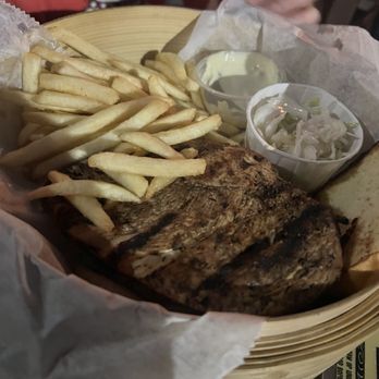 Duffy's Love Shack - Jerk chicken sandwich - Music Venues Near Me - St. Thomas, Virgin Islands