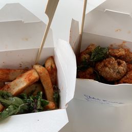 Tempura and Popcorn Chicken Tempura and Popcorn Chicken