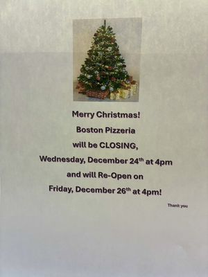 Menu photo 1 Boston Pizzeria Greenville, SC