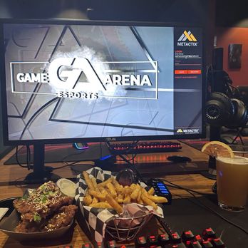 Game Arena - Korean fried chicken boneless wings with fries and blue moon - Venues & Event Spaces Near Me - Columbus, Ohio Game Arena - Korean fried chicken boneless wings with fries and blue moon - Venues & Event Spaces Near Me - Columbus, Ohio