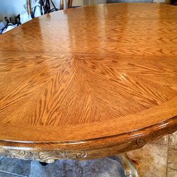Refinished kitchen table Refinished kitchen table