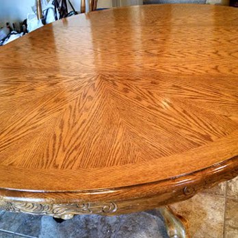 Interior Touch Up - Refinished kitchen table - Furniture Repair Near Me - Henderson, Nevada Interior Touch Up - Refinished kitchen table - Furniture Repair Near Me - Henderson, Nevada