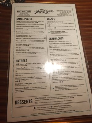 Menu photo 5 Rocket to Venus Baltimore, MD