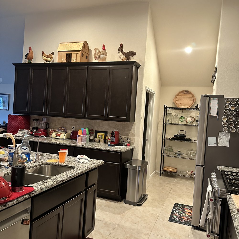 Progress Painting - Before kitchen - Painters Near Me Progress Painting - Before kitchen - Painters Near Me