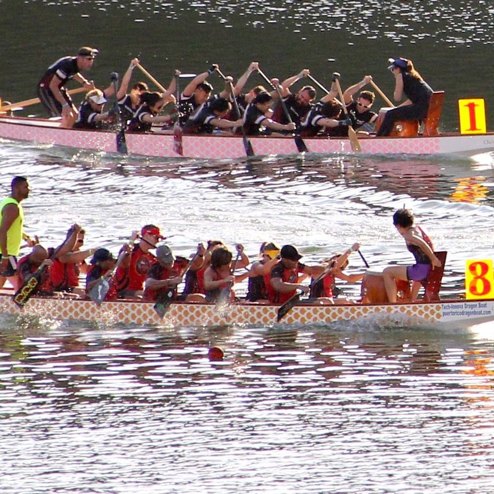 Living Root Dragon Boat - Racing in the BEAUTIFUL area of Ponce, Puerto Rico in February 2016!  Escape from the New England winter! - Boating Near Me - Everett, Massachusetts