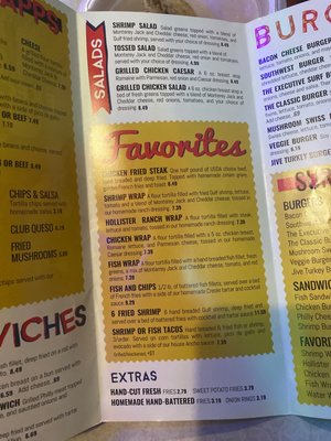 Menu photo 2 Executive Surf Club Corpus Christi, TX