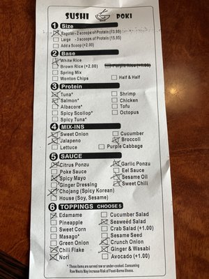 Menu photo 1 Sushi Poki Prescott, AZ Menu photo 1 Sushi Poki Prescott, AZ