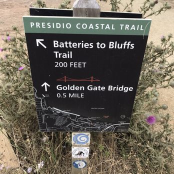 Batteries to Bluffs Trail - Hiking Near Me - San Francisco, California