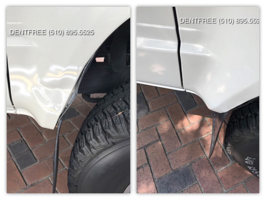 Photo of DentFree - San Leandro, CA, US. 4-Runner right fender