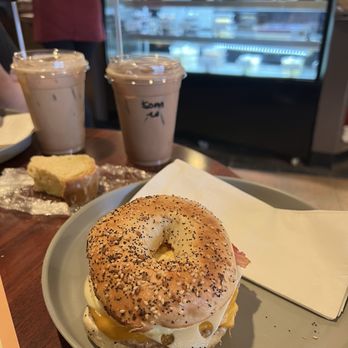 Lulu's Coffee & Bakehouse - Bagel sandwich - Bakeries Near Me - Indianapolis, Indiana