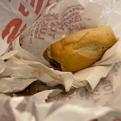 Tony Luke's Horseshoe Casino - Discarded 2/3 of the sandwich. It was just too much grease pouring from it. Truly ridiculous for a $12 sandwich.