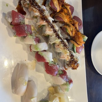 Sushi UNI - Candy cane, heat wave, ahi tuna rolls - Sushi Bars Near Me - Lenexa, Kansas Sushi UNI - Candy cane, heat wave, ahi tuna rolls - Sushi Bars Near Me - Lenexa, Kansas