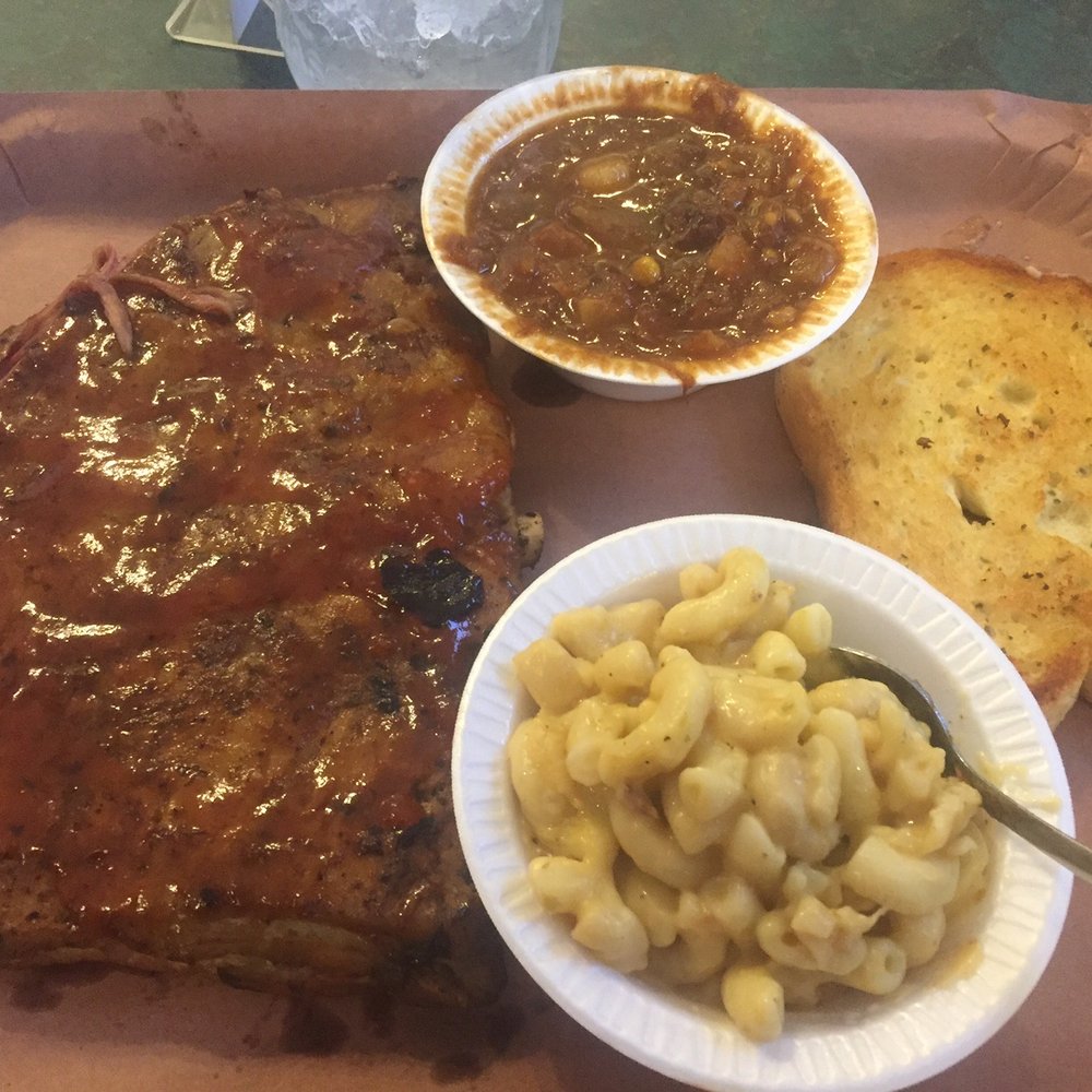 Big Rascal BBQ & Grille - Ribs with Mac and cheese and baked beans delish - Barbeque Near Me - Ocala, Florida Big Rascal BBQ & Grille - Ribs with Mac and cheese and baked beans delish - Barbeque Near Me - Ocala, Florida