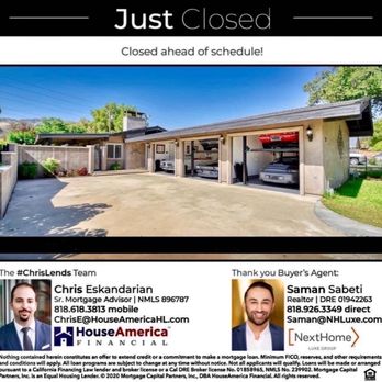 Chris Eskandarian - Property Lending Group - We closed before 30 days! - Mortgage Brokers Near Me - Glendale, CA, California