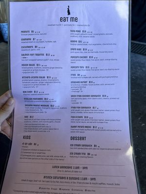Menu photo 7 The Rabbit Hole San Francisco, CA