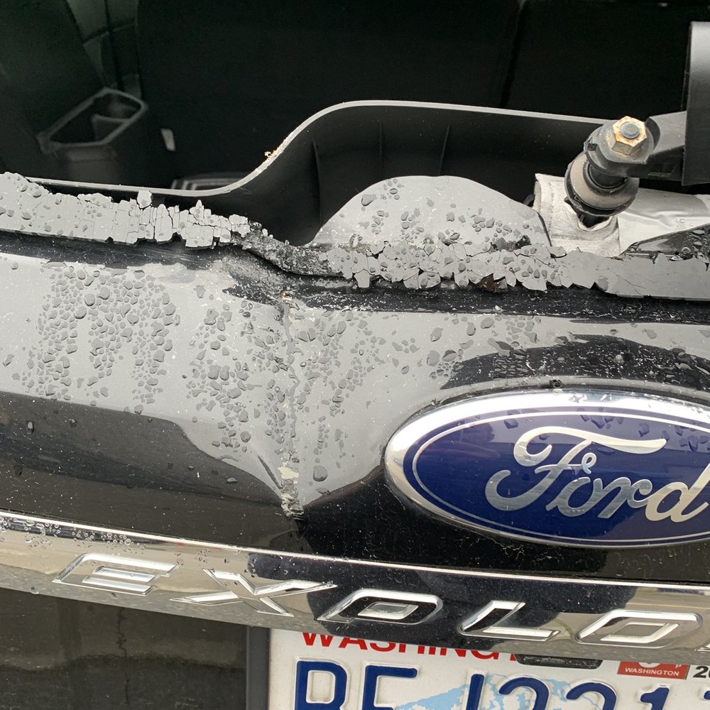 Millen Autobody - Back hatch repair and window replacement. - Body Shops Near Me - Redmond, Washington