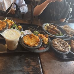 shepherd's pie, apple pie (GET THIS RN), fish n chips, bangers n mash