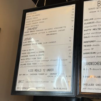 Archie’s Eatery - Menu Sept 2025 - Wine Bars Near Me - Pacific Grove, California