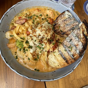 Tommy Bahama - Creole Shrimp & Crab Pasta - Seafood Near Me - Naples, Florida