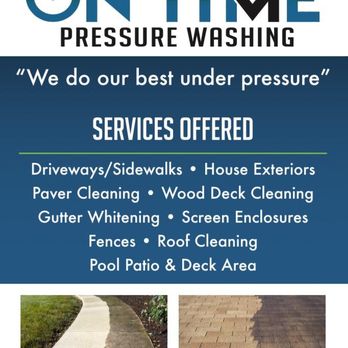 On Time Pressure Washing - Pressure Washers Near Me - Ruskin, Florida On Time Pressure Washing - Pressure Washers Near Me - Ruskin, Florida