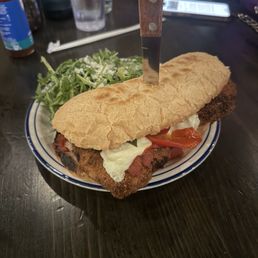 Chicken Parmesan sandwich Chicken Parmesan sandwich