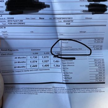 Red McCombs Ford - "Texas environmental package" This place is a scam we live in Texas not California!!! - Car Dealers Near Me - San Antonio, Texas