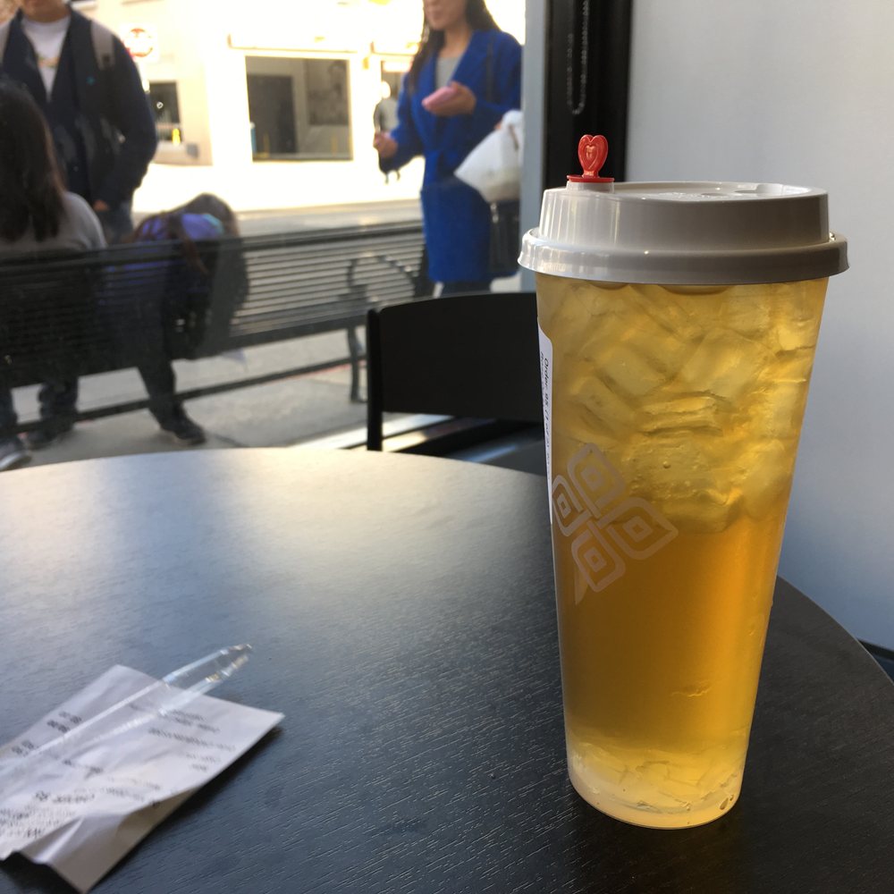 Prolece Tea - Rose on Lychee (ice floating on top, and lychee pieces on bottom) - Bubble Tea Near Me - Pasadena, California Prolece Tea - Rose on Lychee (ice floating on top, and lychee pieces on bottom) - Bubble Tea Near Me - Pasadena, California