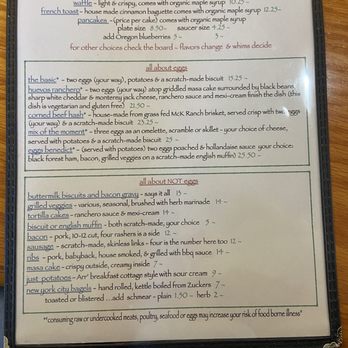 Arr Place - Menu - New American Near Me - Newport, Oregon