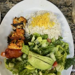 Chicken kebab split Chicken kebab split