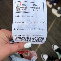 Worst experience all day! Wait for my full review on Six flags Discovery Kingdom! Every ride broke down! Full review coming soon! Worst experience all day! Wait for my full review on Six flags Discovery Kingdom! Every ride broke down! Full review coming soon!