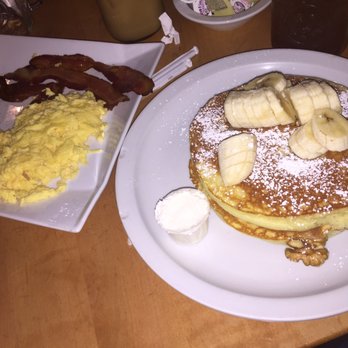 Brownstone Pancake Factory - Craving something sweet? Sink your teeth into these banana nut pancakes! - Breakfast & Brunch Near Me - Edgewater, New Jersey