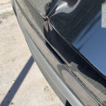 California Dent Co. Paintless Dent Removal - Before repair - Mobile Dent Repair Near Me - Tustin, California