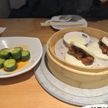 Ugly Dumpling - Cucumber salad and the bao buns - Chinese Near Me - Fairfax, Virginia Ugly Dumpling - Cucumber salad and the bao buns - Chinese Near Me - Fairfax, Virginia