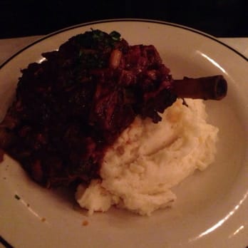Cafe Santorini - Braised lamb shank with mashed potatoes !!! Huge portion - Italian Near Me - Pasadena, California Cafe Santorini - Braised lamb shank with mashed potatoes !!! Huge portion - Italian Near Me - Pasadena, California